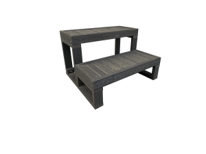 two-step spa stair