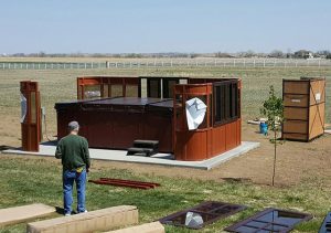 5. Build one of the short 12 foot sides of the gazebo.