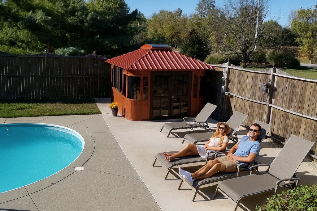 Aspen 12x14 Hot Tub Enclosure - Westview Manufacturing